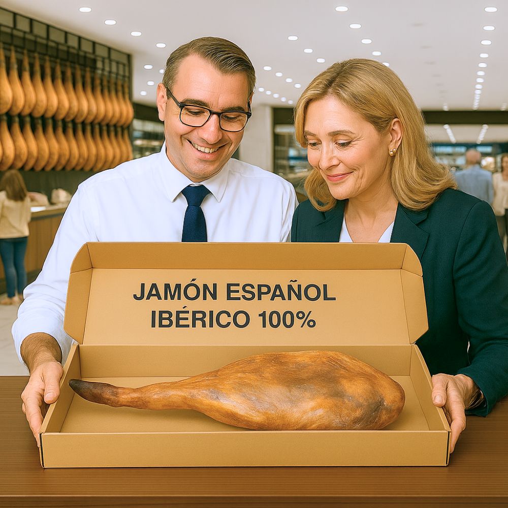 Cajas para Jamones 90x30x13 Automontable y de MENSAJERIA - Imagen 2