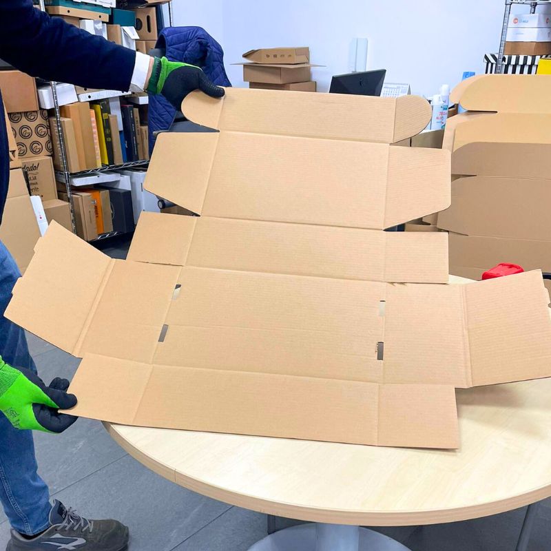 Cajas de Cartón para Zapatos 37x24,5x13,5 EXTRA FUERTE - Imagen 3