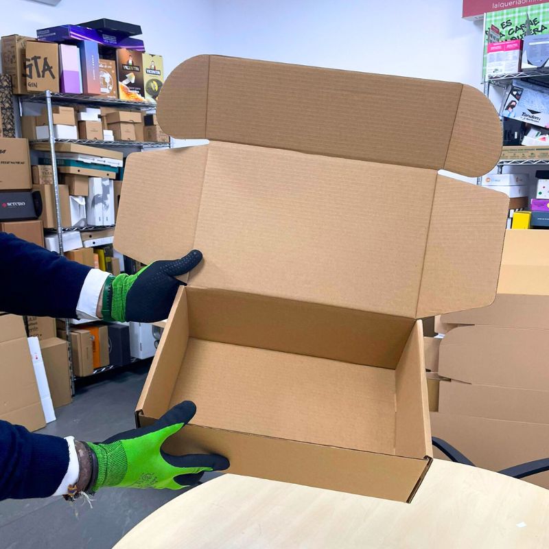 Cajas de Cartón para Zapatos 37x24,5x13,5 EXTRA FUERTE - Imagen 2