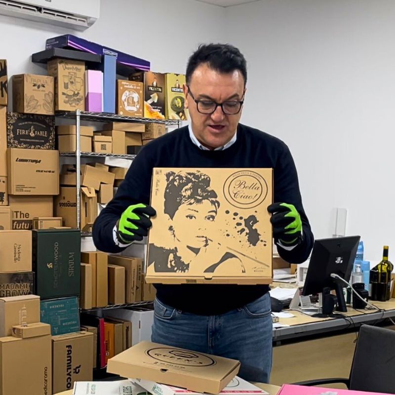 Cajas de Pizzas 30x30x4 Personalizadas a Medida