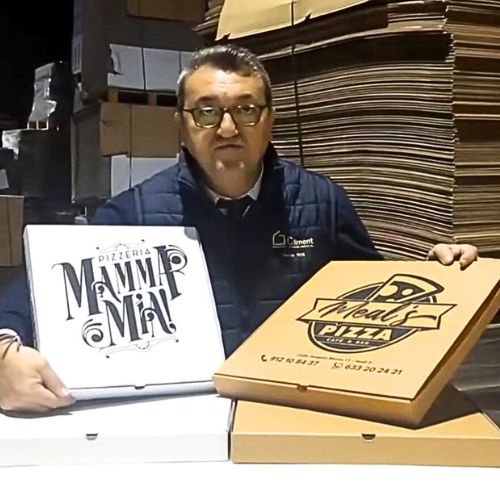 Cajas de Pizzas 40x40x4 Personalizada a Medida - Imagen 2