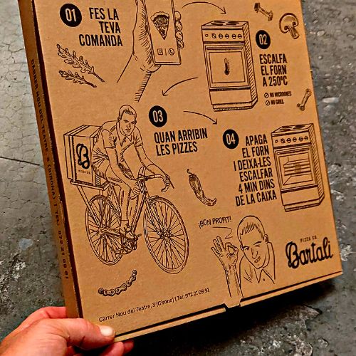 Cajas de Pizzas 36x36x4 Personalizada a Medida - Imagen 4