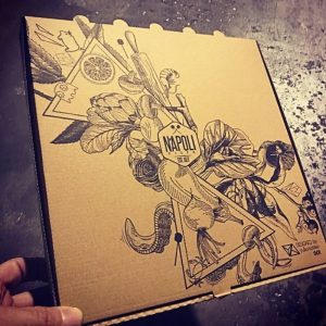 Cajas de Pizzas 36x36x4 Personalizada a Medida