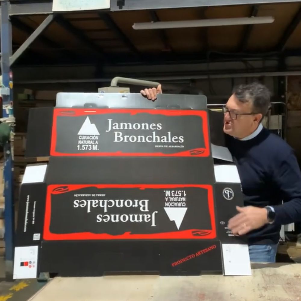 Cajas Jamoneras IMPRESIÓN FLEXO ALTA CALIDAD - Imagen 2