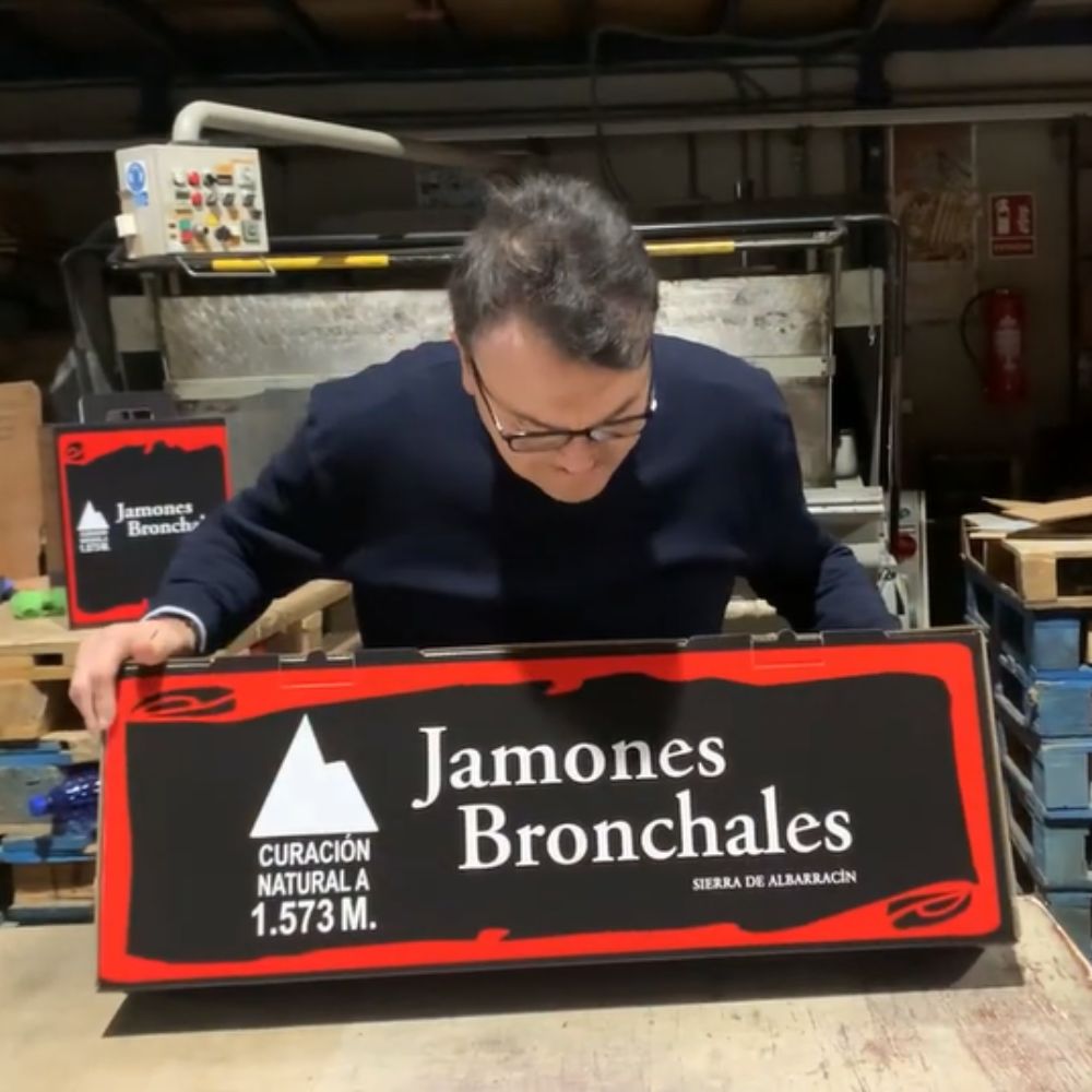 Cajas Jamoneras IMPRESIÓN FLEXO ALTA CALIDAD