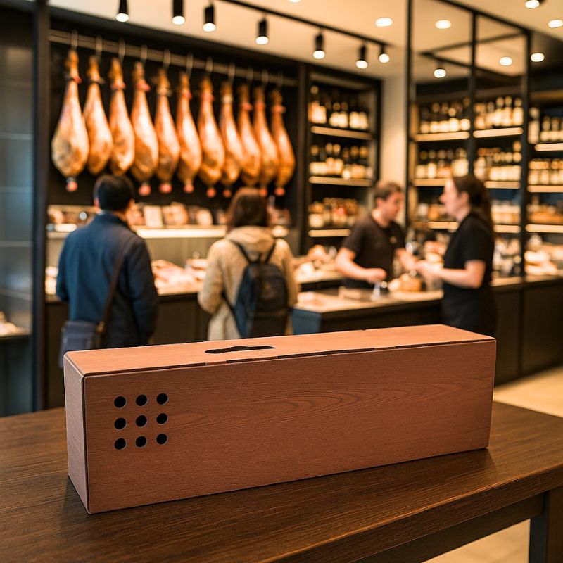 Cajas Jamoneras ESTUCHE ESTANDAR SIMULACIÓN MADERA - Imagen 2