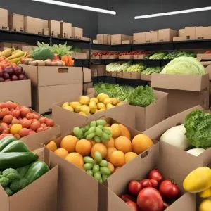 CAJAS para FRUTAS y VERDURAS