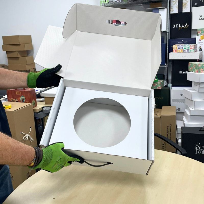 Cajas para Sombreros 45x35x16 + SOPORTE INTERIOR - Imagen 3